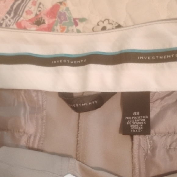 Investments Taupe Skinny Dress Pants - Picture 4 of 6